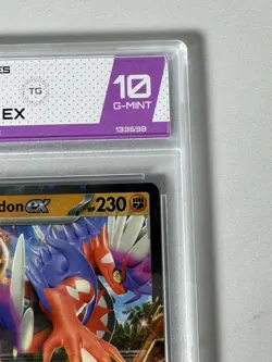 Total Graded 10 Gem Mint 2023 Pokemon Obsidian Flames Koraidon EX #124/197 - Image 3