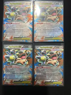 4x Mega Kangaskhan ex 104/132 Me01: Mega Evolution Pokemon - Image 1