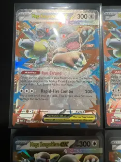 4x Mega Kangaskhan ex 104/132 Me01: Mega Evolution Pokemon - Image 4