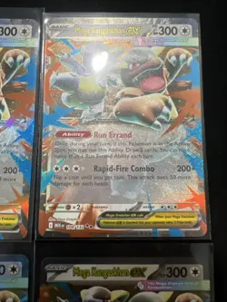 4x Mega Kangaskhan ex 104/132 Me01: Mega Evolution Pokemon - Image 5