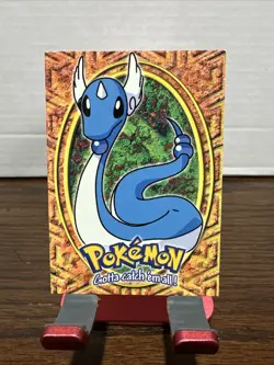 1999 DragonairTopps Pokemon Movie Edition Black Logo E11 of 12 Non Holo - Image 1