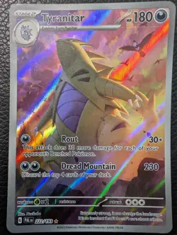 Tyranitar - 222/193 Paldea Evolved (Pokemon) Full Art Illustration Rare - Image 1