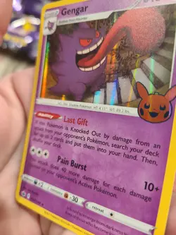 Gengar 057/198 Holo Rare TRICK OR TRADE Pikachu FOIL MINT Pokemon 2021 - Image 3