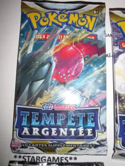 POKEMON NEUF LOT 4 BOOSTER SCELLES ARTSET TEMPETE ARGENTEE FRANCAIS NON TRIES - Image 3