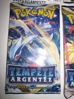 POKEMON NEUF LOT 4 BOOSTER SCELLES ARTSET TEMPETE ARGENTEE FRANCAIS NON TRIES - Image 5