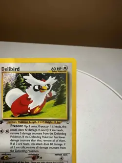 Pokemon Delibird Neo Revelation 1st Edition Holo Vintage Rare 5/64 WOTC NM - Image 3