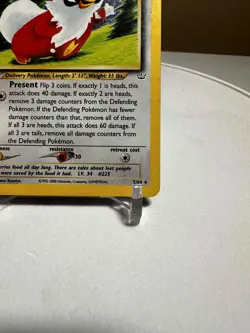 Pokemon Delibird Neo Revelation 1st Edition Holo Vintage Rare 5/64 WOTC NM - Image 5