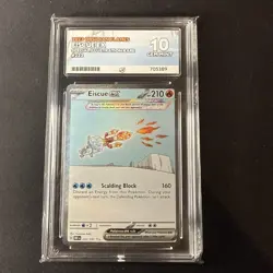 ACE 10 Eiscue EX 222/197 SIR 2023 Obsidian Flames Pokemon TCG (NOT PSA) - Image 1