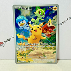 Pikachu SVP027 - Pokemon TCG Scarlet & Violet Promo Illustration Rare NM - Image 3
