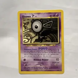 Unown [F] 48/75 Pokemon TCG Neo Discovery LP - Image 1