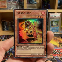 Yu-Gi-Oh! Jurrac Dino HA04-EN015 Super Rare NM Holo Unlimited Ed. LP - Image 1