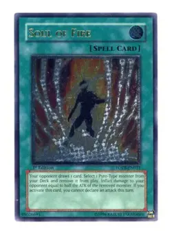 Soul of Fire - FOTB-EN031 - Ultimate Rare - 1st Edition HP Yugioh Force of the B - Image 1