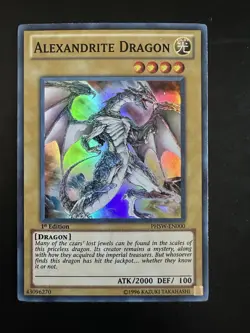 YuGiOh Alexandrite Dragon PHSW-EN000 1st Edition - Image 1