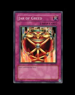 2003 Yu-Gi-Oh! JAR OF GREED HOLO LON-047! HP PLAY - Image 1