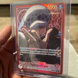 One PIECE TCG OP14-001 Trafalgar Law Alternate Art Leader - Image 5