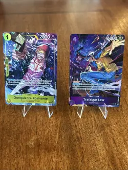 Rosinante & Trafalgar Law Illustration Box Volume 6 Promos OP12-108 & P-093 - Image 1