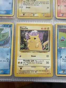 Pokemon Pickachu Yellow Cheeks Base Card 58/102 Near Mint NM Condition - Image 1