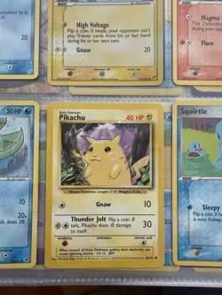 Pokemon Pickachu Yellow Cheeks Base Card 58/102 Near Mint NM Condition - Image 2