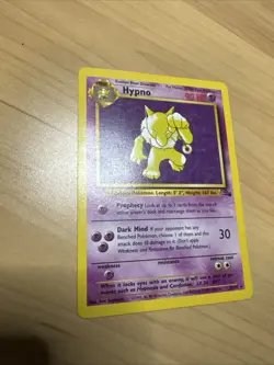 Hypno Fossil Set 23/62 Near Mint - Mint Rare Non Holo Pokemon Card 1999 - Image 2
