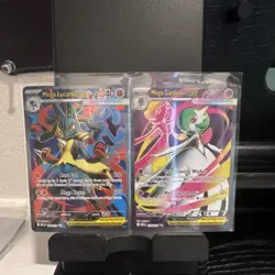 Pokemon Mega Lucario EX & Mega Gardevoir EX XY Holo Mega Evolution Card Lot - Image 1