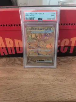 Pikachu ex 236/187 ULTRA RARE Terestal Festival Japanese Pokemon card PSA 9 - Image 1