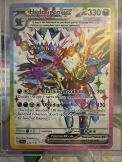 Pokemon TCG Hydreigon EX Full Art Ultra Rare Holo Card Surging Sparks 223 / 191 - Image 2