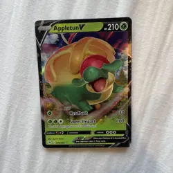 Pokemon TCG Appletun v Fusion Strike Holo Ultra Rare Card 026/264 - Image 1
