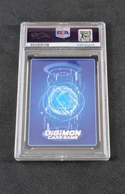 2021 DIGIMON CARD GAME DASH PACK V 1.0, RARE - ALTERNATE ART AGUMON PSA 9 - Image 2