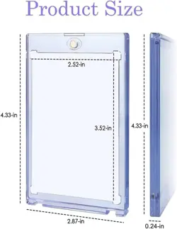 Ultimate 35pt One-Touch Magnetic Card Holder with UV Protection - Hard White - Image 2