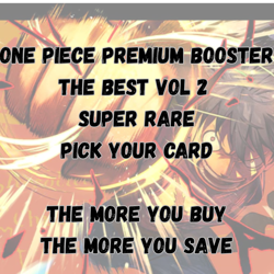 Japanese One Piece Premium Booster-The Best-Vol 2 Super Rare - Pick Your Card - Image 1