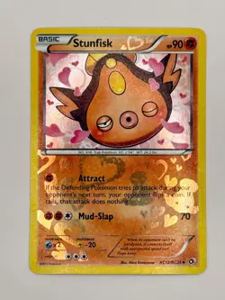 Stunfisk RC12/RC25 Legendary Treasures Radiant Collection Pokemon Card LP 2013 - Image 1