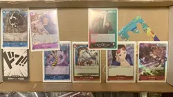 7 Holo Lot Japanese One Piece Card Game Lot Mix And Don Cards Included OP-01 - Image 1