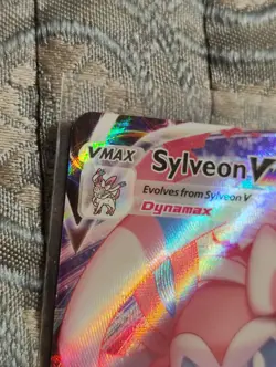 Sylveon VMAX 075/203 Evolving Skies Ultra Rare Holo Pokemon Card NM - Image 2
