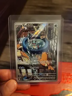 Pokemon TCG Stellar Crown Squirrel Card 148/142 Illustration Rare - Image 3