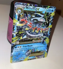 M Glalie EX 35/162 XY Breakthrough Full Art Holo Rare Pokemon Card TCG 2015 NM - Image 3