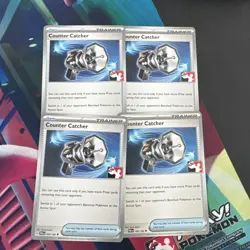 4X Counter Catcher NON HOLO Pokemon Prize Pack Series 5 Promo Pokemon Card NM - Image 1