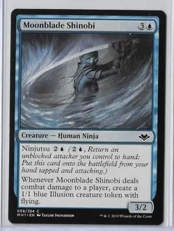 MTG Moonblade Shinobi Modern Horizons (MH1) Common Magic Card #059 Unplayed - Image 1