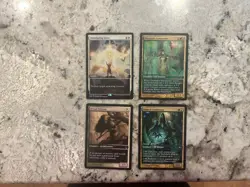 Mtg Full Art Cards x4 Magic the Gathering Full Art Dryad Militant Immolating LP - Image 1