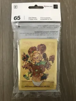Pokemon Center × Van Gogh Museum Sunflora Inspired Sunflowers Card Sleeves (65) - Image 2