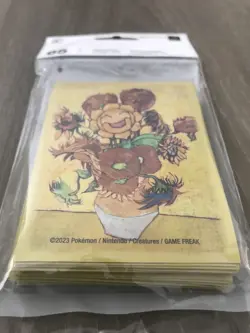 Pokemon Center × Van Gogh Museum Sunflora Inspired Sunflowers Card Sleeves (65) - Image 5