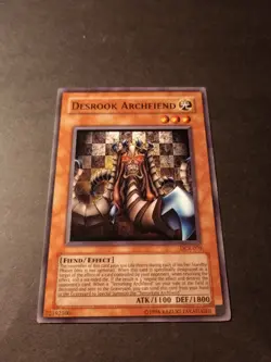 Yu-Gi-Oh! Desrook Archfiend Common Card DCR-070 LP - Image 1