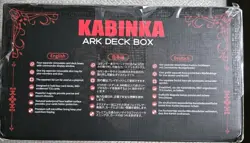 Kabinka Ark Deck Box 5 in 1 Card Case 4 Deck Dice Tray w/Magnet Closure NewPHOTO - Image 3