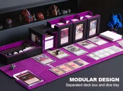 Kabinka Ark Deck Box 5 in 1 Card Case 4 Deck Dice Tray w/Magnet Closure NewPHOTO - Image 5