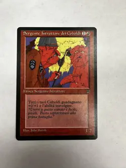 Italian Kobold Drill Sergeant *Legends* MTG Magic the Gathering - Image 1