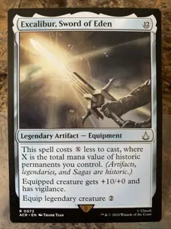 MTG TCG Assassins Creed Excalibur, Sword of Eden 0072 Regular Rare - Image 1