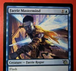 MTG: FAERIE MASTERMIND - MARCH OF THE MACHINE: AFTERMATH, NM/M #0058 RARE - Image 2