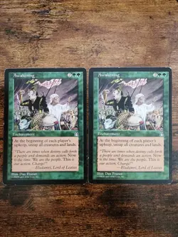 2x MTG Awakening ⭐Stronghold ⭐Water DMG/WARP ⭐was LP 18 HQ PICS ⭐1998 Magic x2 - Image 1