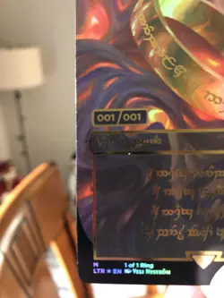 Mtg - The One Ring - Foil - Serialized 001 - Same As Post Malone - WATCH VIDEO! - Image 4