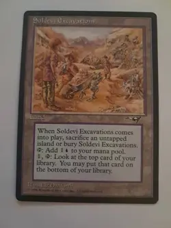 Soldevi Excavations MP MTG Magic the Gathering Alliances Reserved List - Image 1