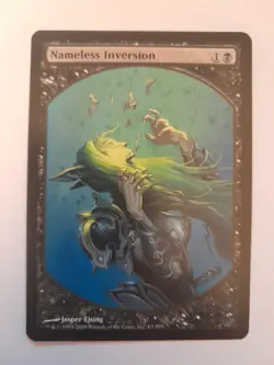 MTG Nameless Inversion Textless Player Rewards NM-Mint See Pictures - Image 1